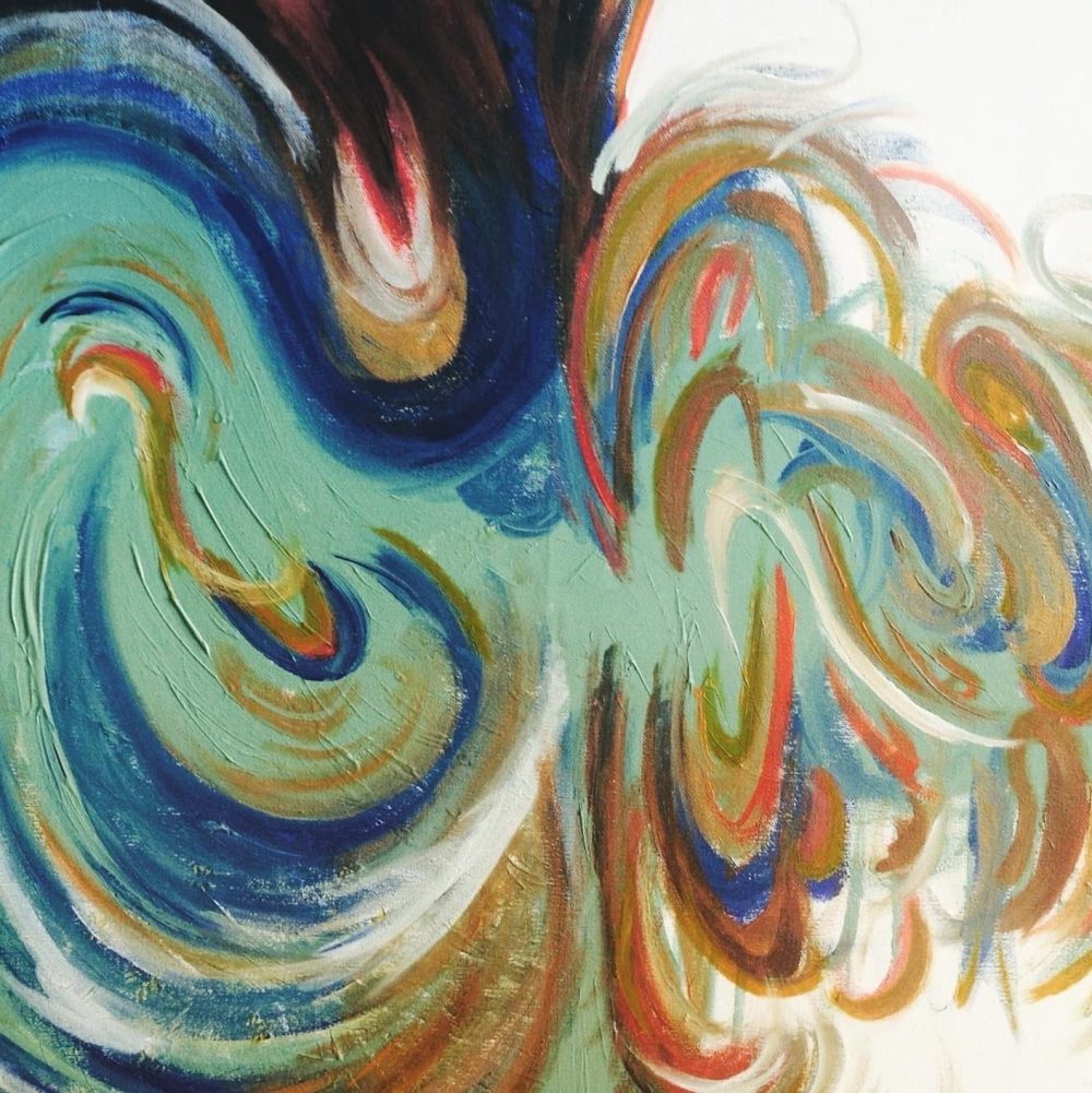 Colours in Motion, Acrylic on Canvas. Lianne Morgan Art 2008